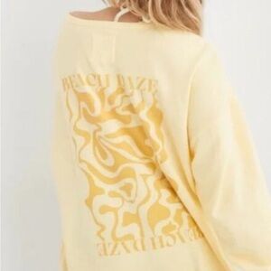 Aerie yellow Cozy Long Sleeve Top